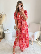Robe longue fendue - Stella