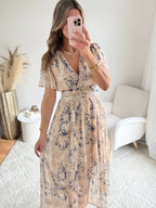 Robe longue dos nu - Auriane