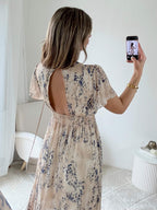 Robe longue dos nu - Auriane