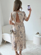 Robe longue dos nu - Auriane