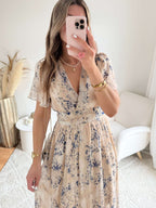 Robe longue dos nu - Auriane