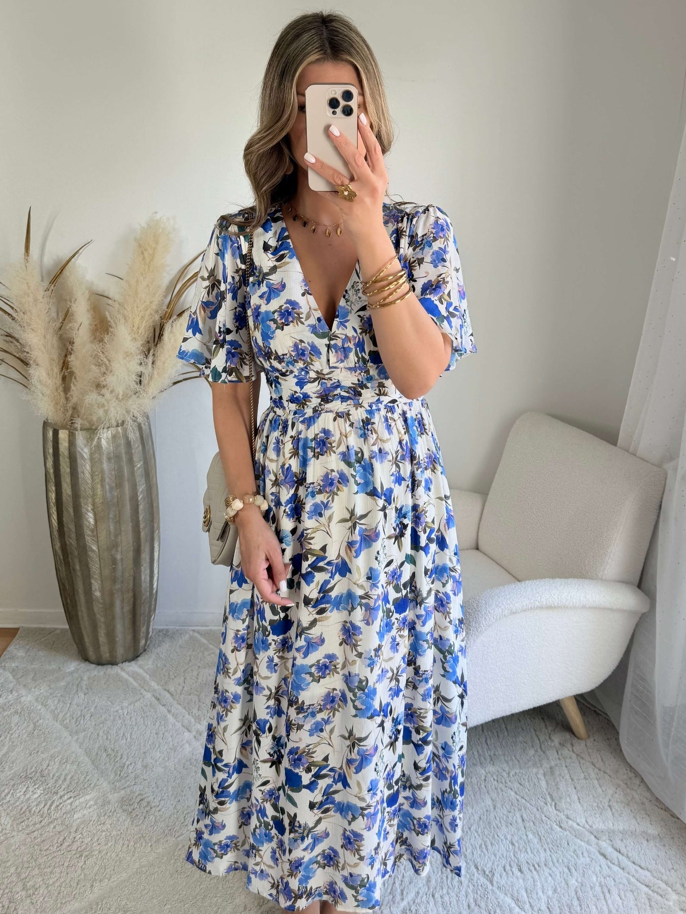 Robe longue fleurie - Cassandra