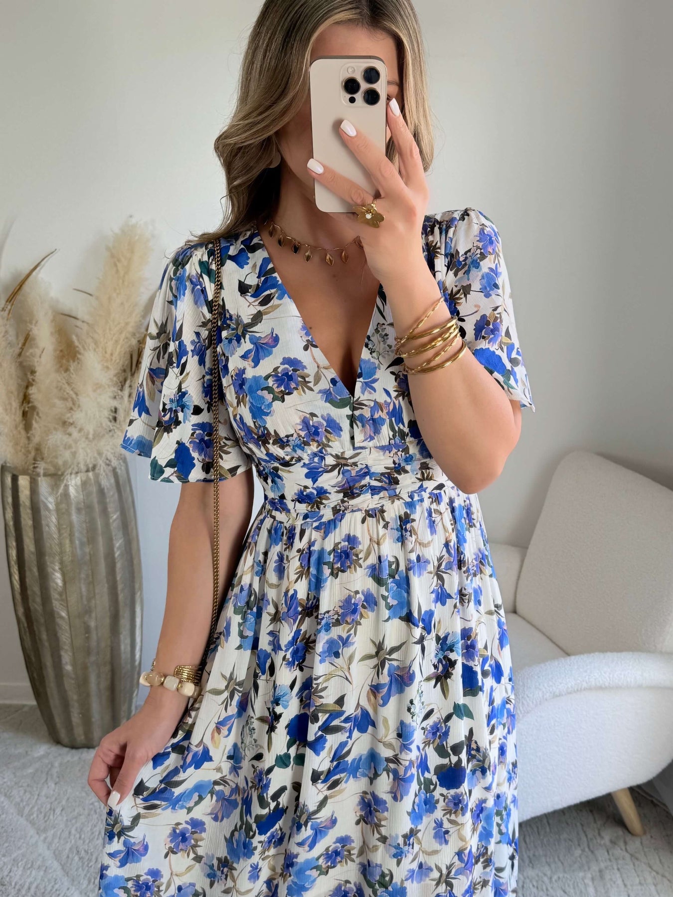 Robe longue fleurie - Cassandra