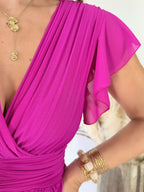 Robe longue fuchsia - Zoé