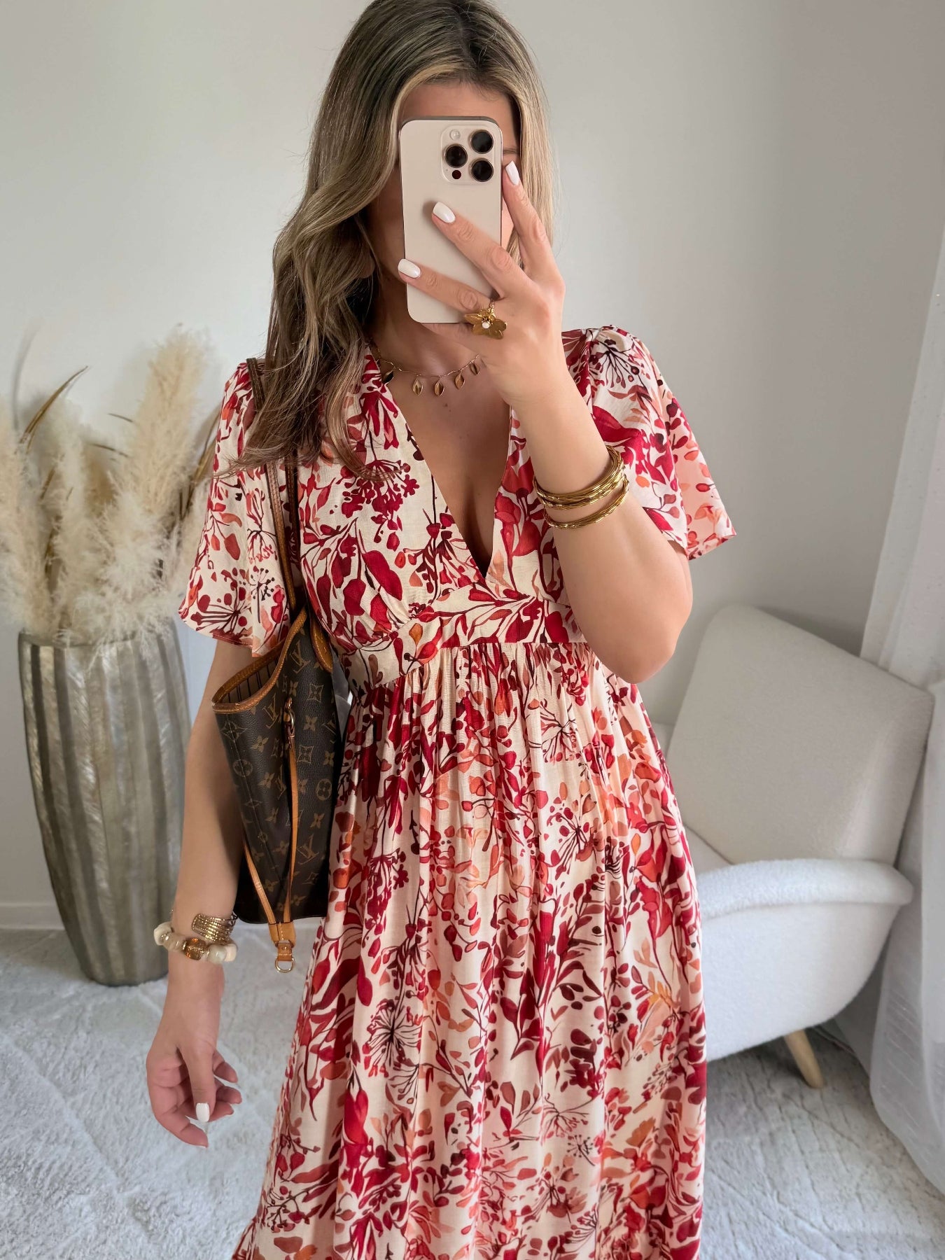 Robe longue imprimée - Marion