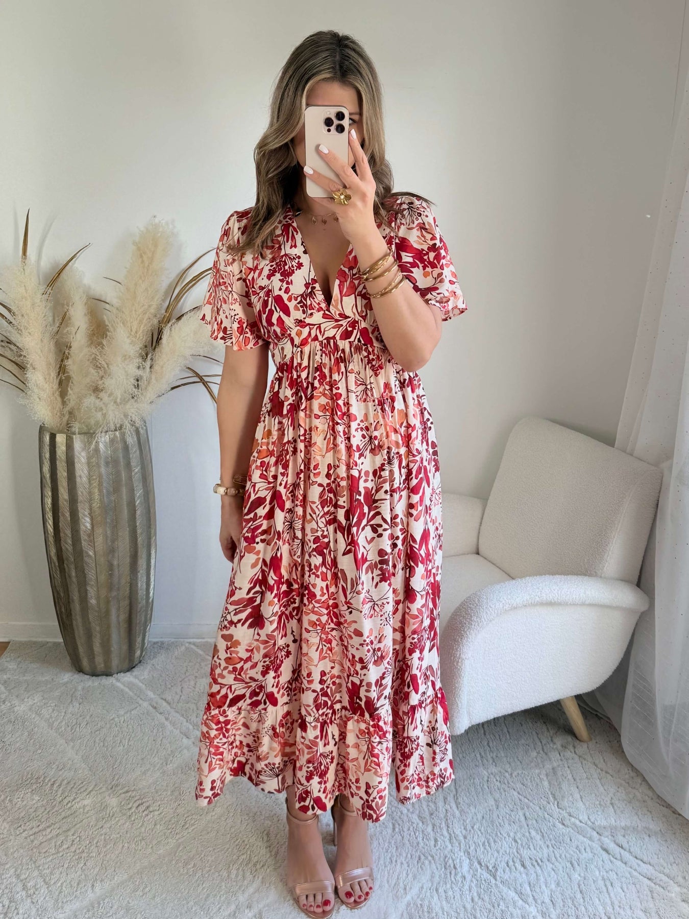 Robe longue imprimée - Marion