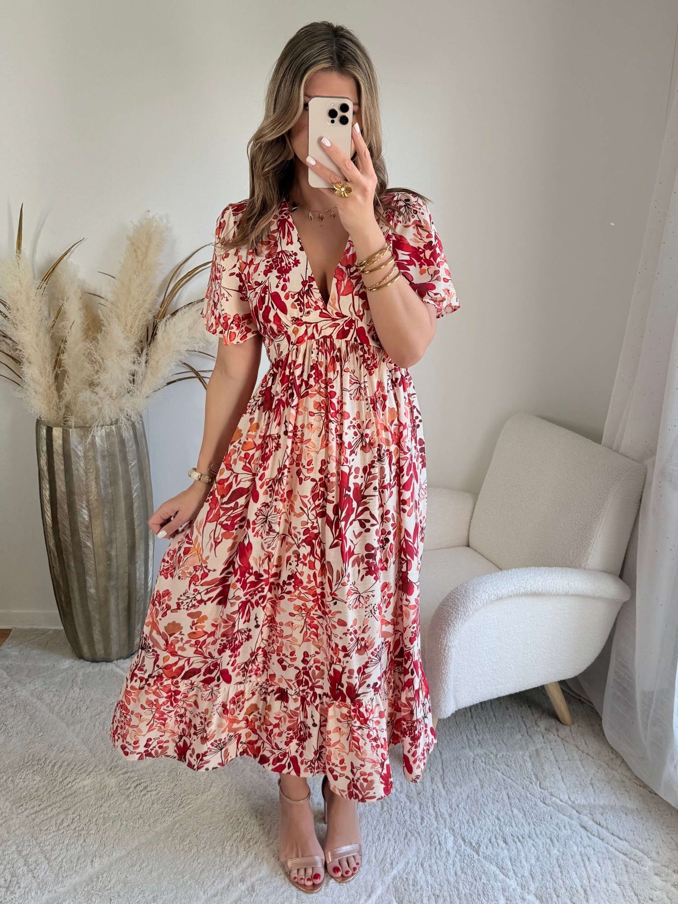 Robe longue imprimée - Marion