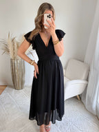 Robe longue noire - Zoé