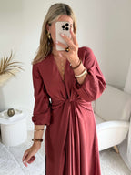 Robe rose foncée - Alma