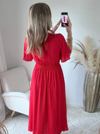 Robe longue rouge - Sandra
