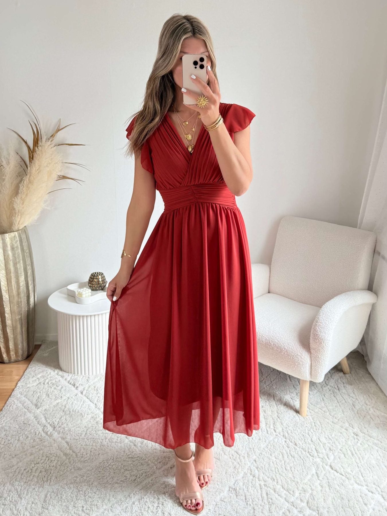 Robe terracotta - Zoé