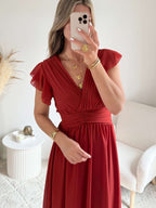 Robe terracotta - Zoé