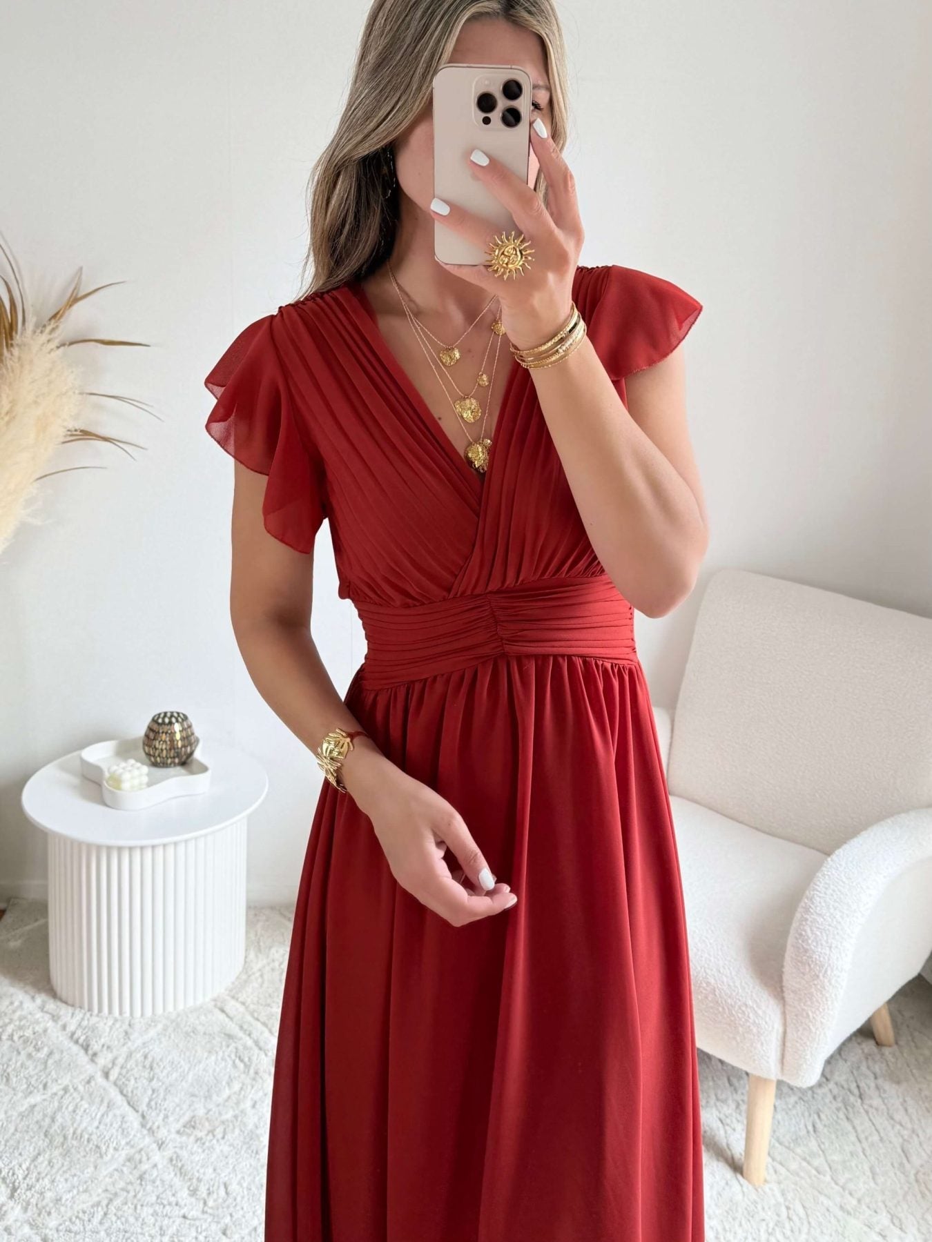 Robe terracotta - Zoé