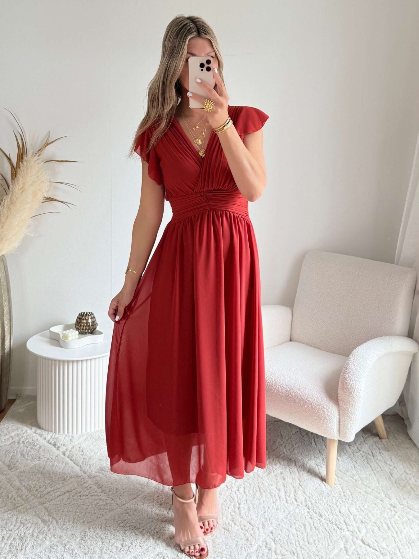 Robe terracotta - Zoé