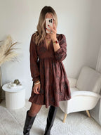 Robe midi brodée - Maja