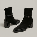 Romany | Bottines Élégantes en Éco-Suédine à Talon Moyen
