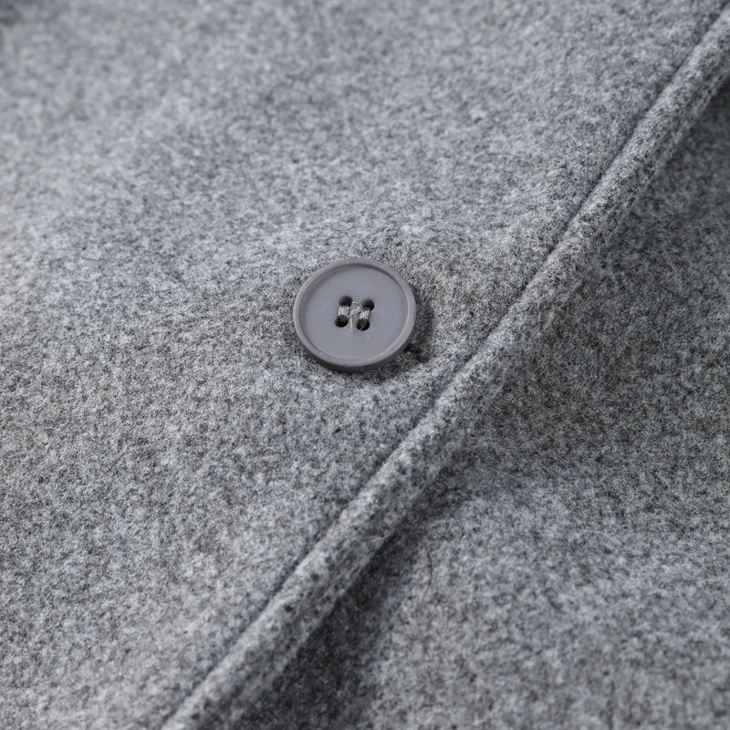 Manteau Long Femme Laine Ceinture Coat