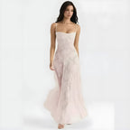 Annabelle | Robe Maxi en Dentelle Tendance Élégant