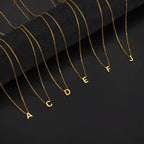 Collier Pendentif Alphabet Brillant