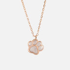 Yanika - Necklace with silver paw pendant