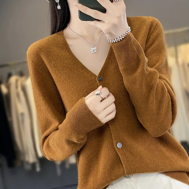 Odessia - Cardigan Cachemire Élégant