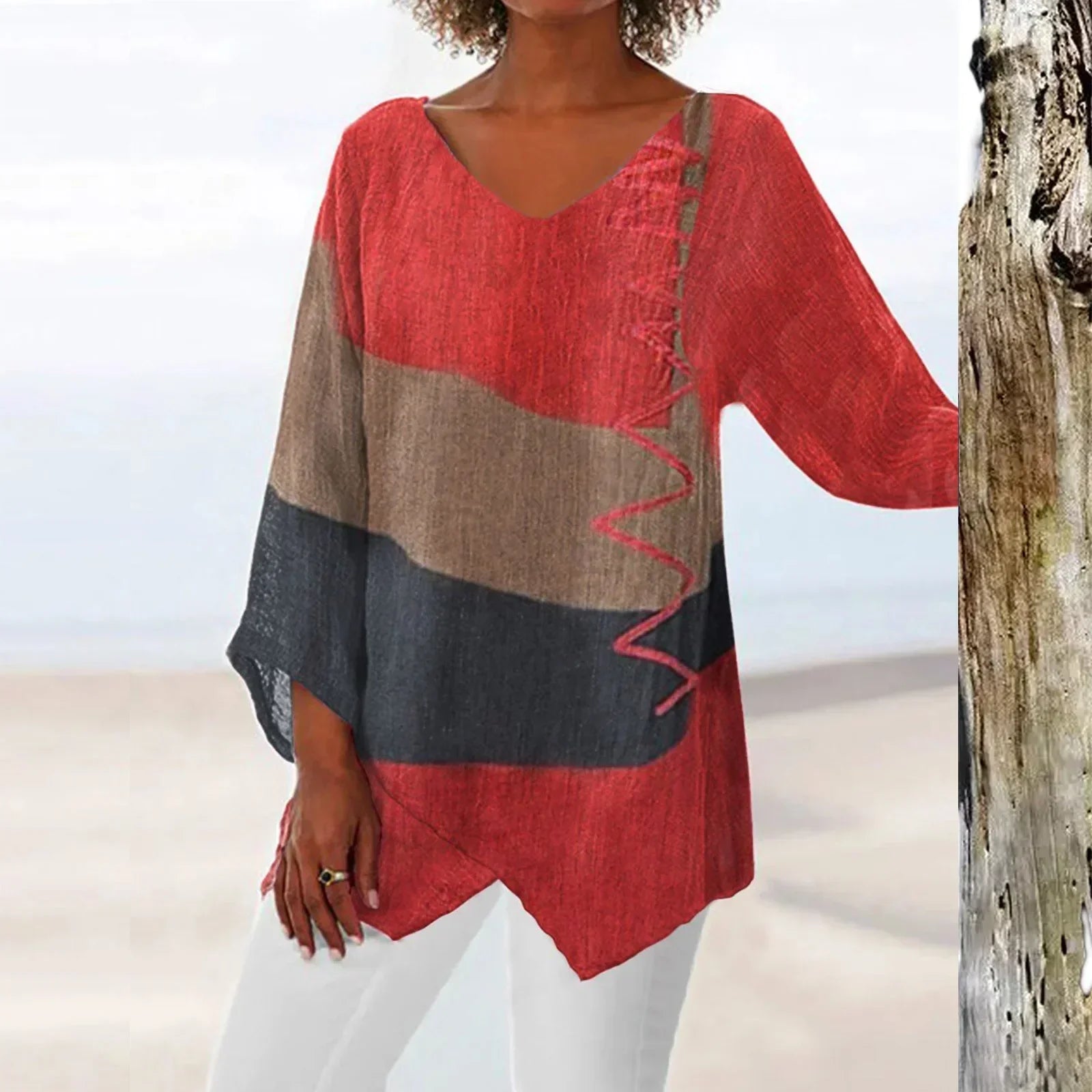 BLOUSE ÉLÉGANCE D'ÉTÉ POUR FEMME