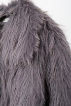 Manteau Femme en Fausse Fourrure