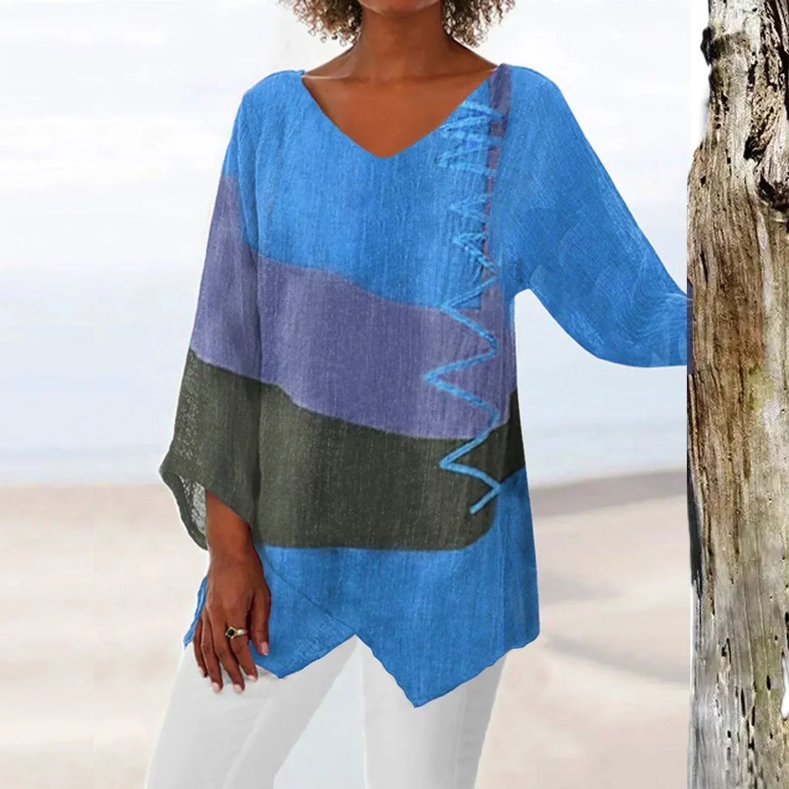 BLOUSE ÉLÉGANCE D'ÉTÉ POUR FEMME