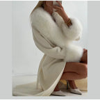 Manteau Long White Fur Chic™