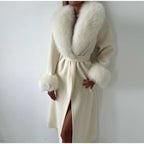 Manteau Long White Fur Chic™