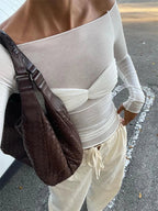 Kendall | Haut en Maille Transparent Tendance Effortless