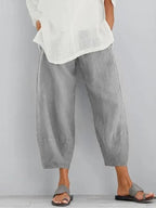 Claudine - Pantalon léger en lin femme