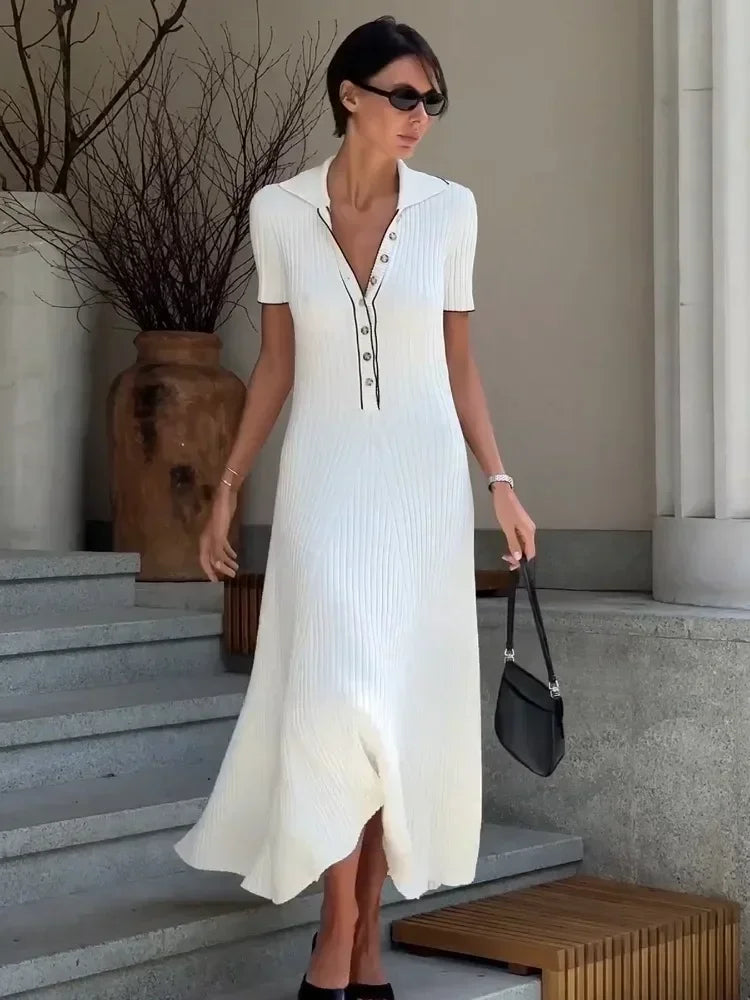 Diana | Robe Tricot d'Été Tendance Élégant