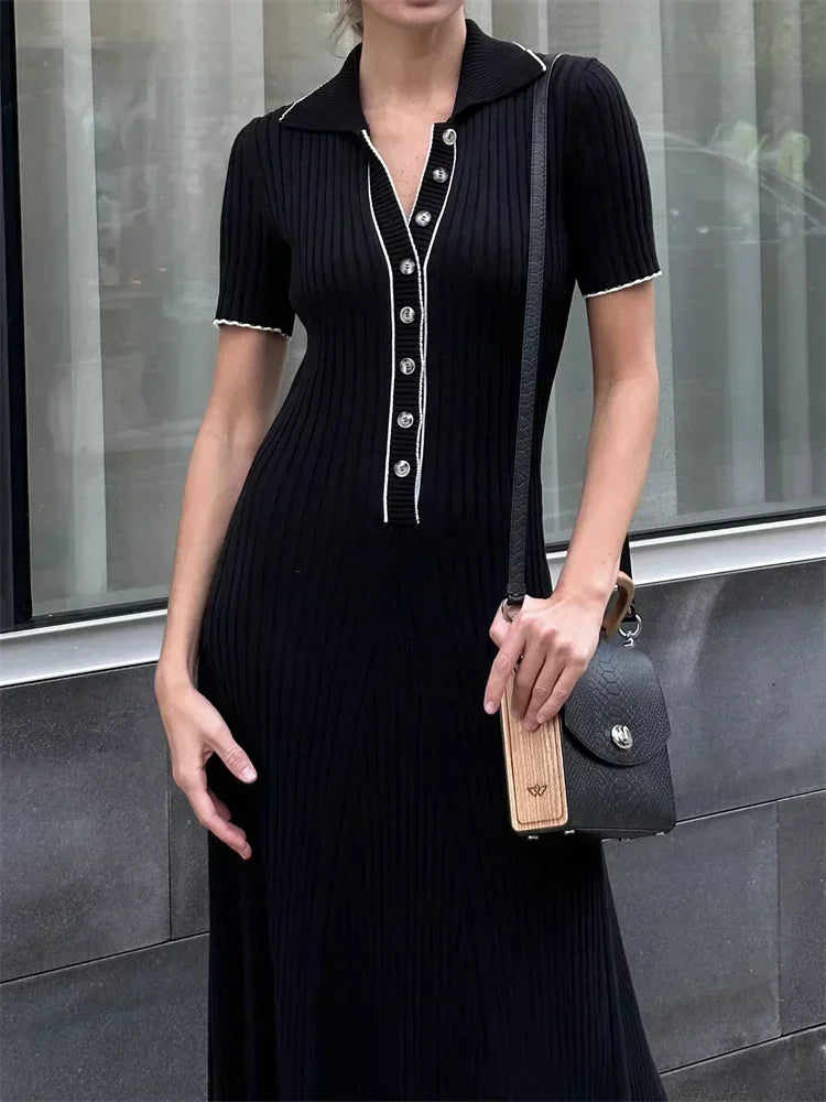 Diana | Robe Tricot d'Été Tendance Élégant