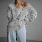 Gabrielle - Cardigan Cachemire Élégant Confortable Femme