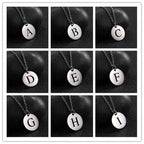 Collier Pendentif Lettre en Or Élégant
