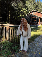 Veste Réversible Fausse Fourrure & Effet Suédine