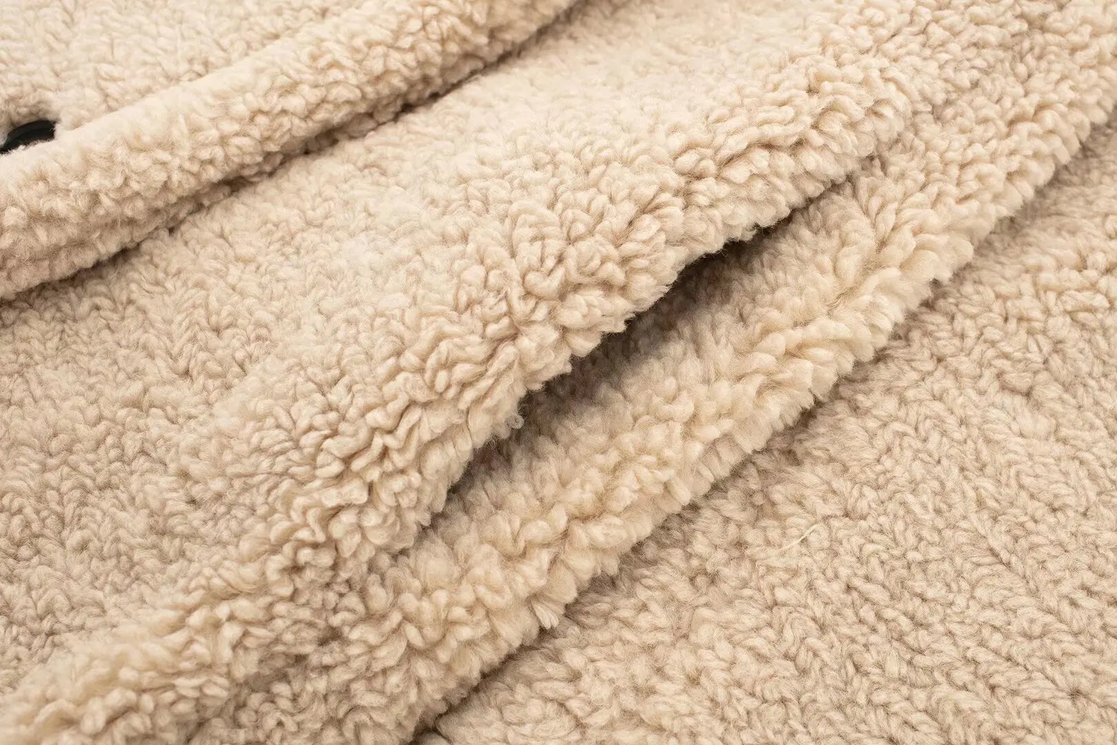 Manteau Long Femme en Fausse Laine