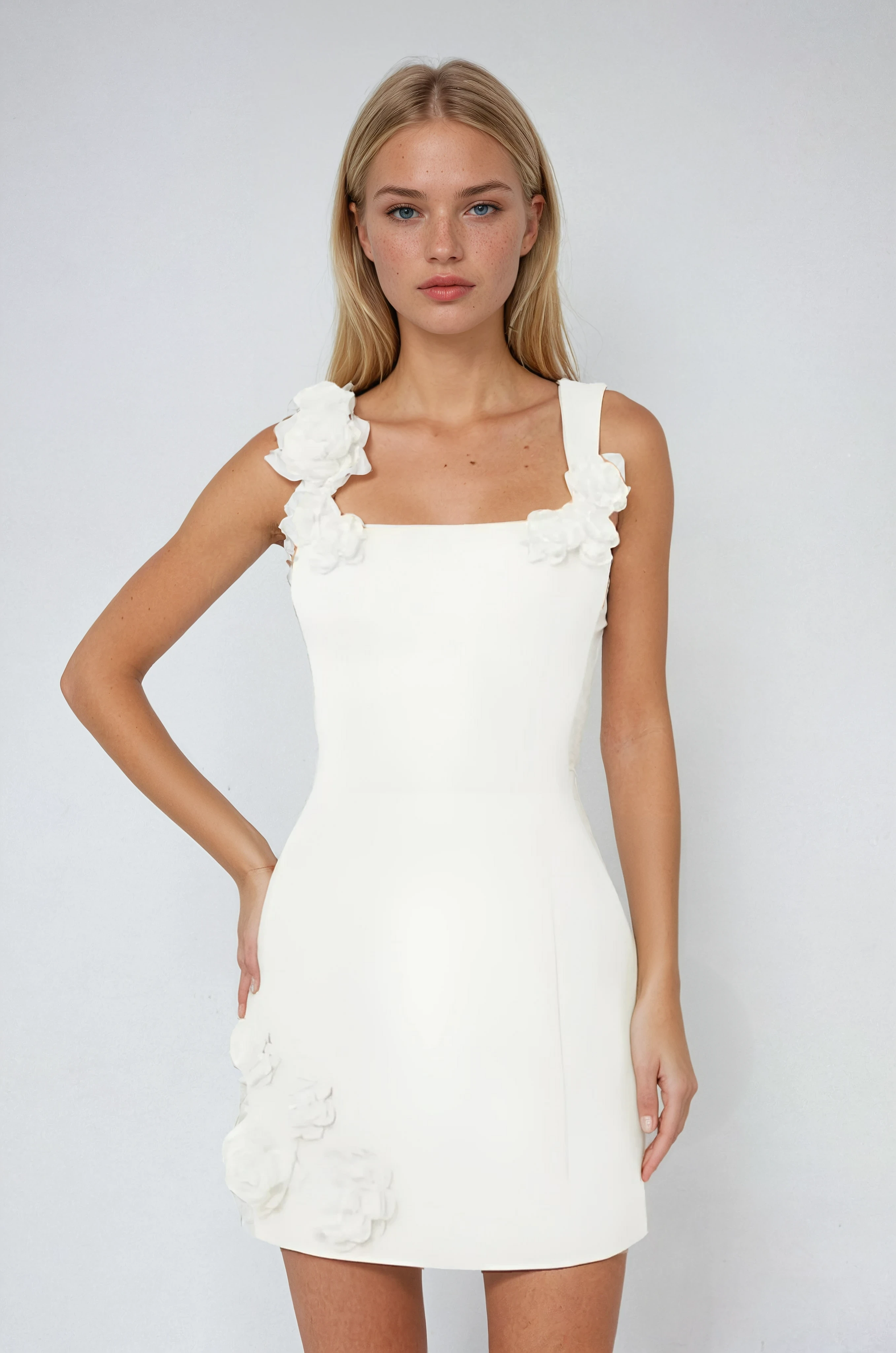 Camille | Robe Mini Cocktail d'Été Tendance Élégant