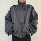 Veste Courte à Col Montant Urban Chic