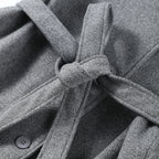 Manteau Long Femme Laine Ceinture Coat