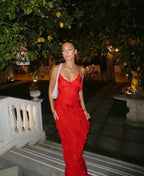 Claire | Robe de Soirée Maxi Romantique Tendance Élegante
