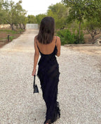 Claire | Robe de Soirée Maxi Romantique Tendance Élegante