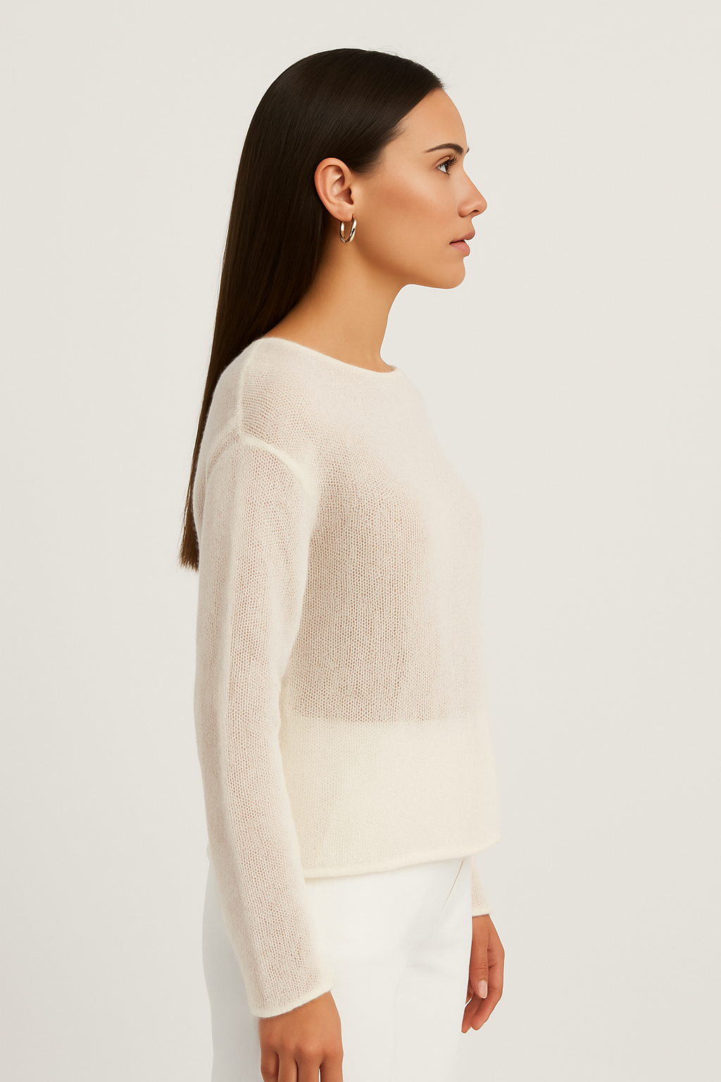 Camille | Pull en Maille Texturée Tendance Élégant