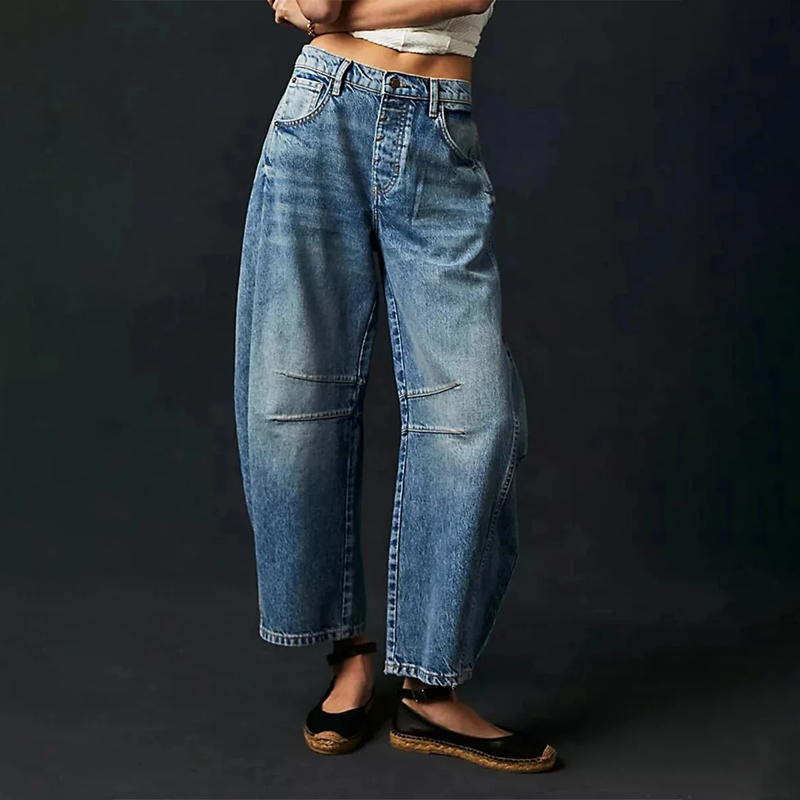 Jean Large Décontracté Tendance pour Printemps