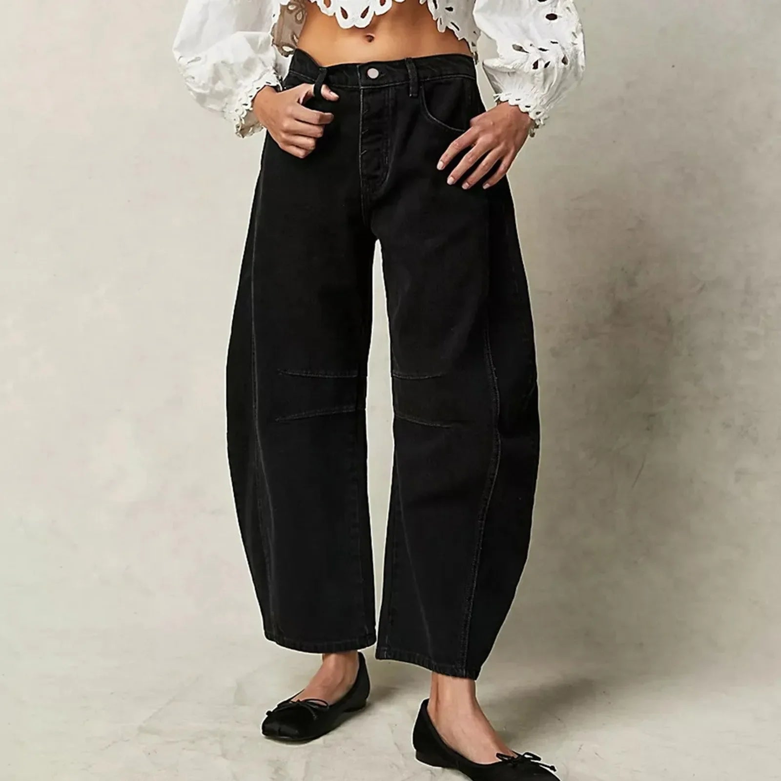 Jean Large Décontracté Tendance pour Printemps