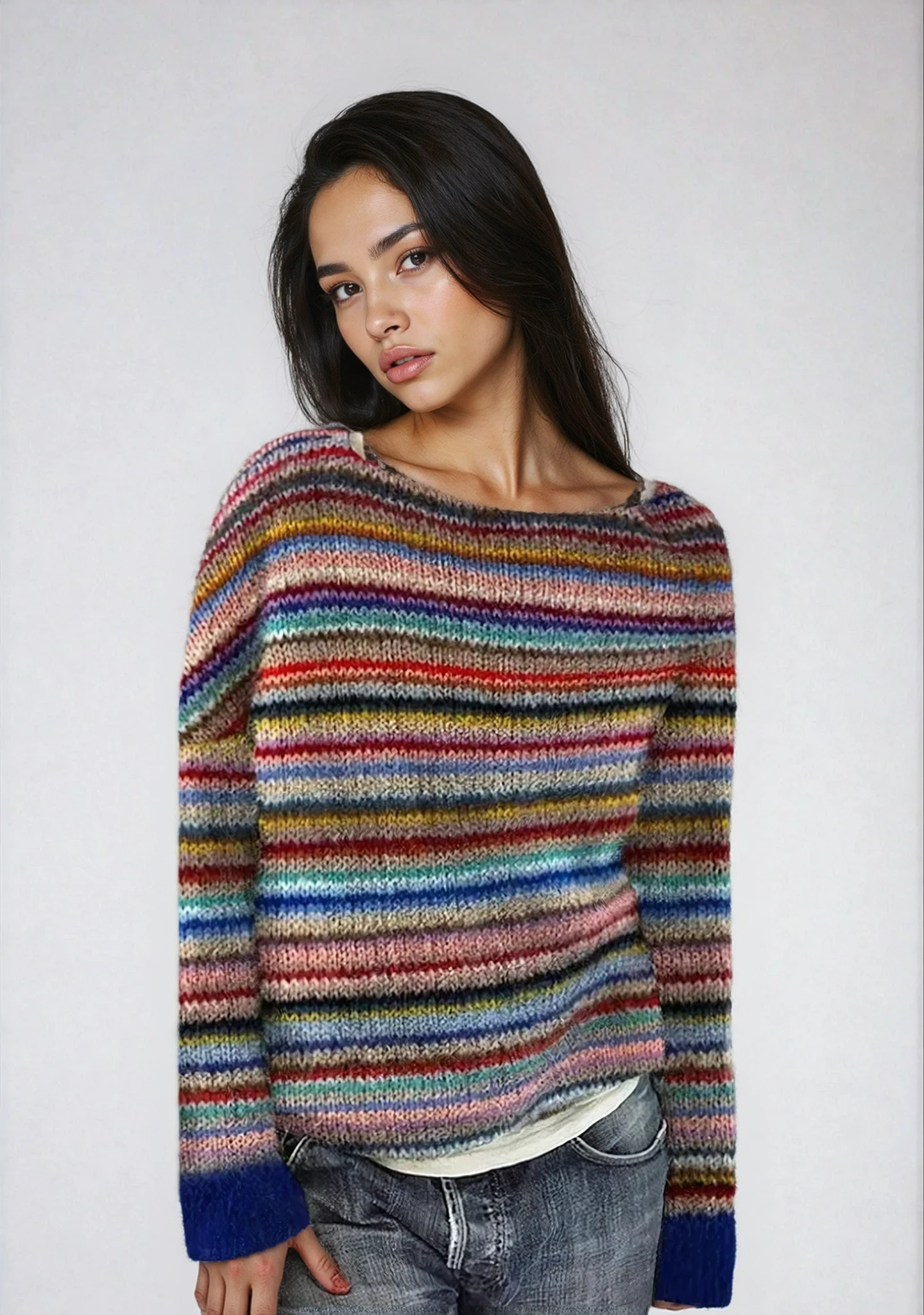 Camille | Pull Tricoté Rétro Tendance Printanier