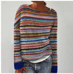 Camille | Pull Tricoté Rétro Tendance Printanier