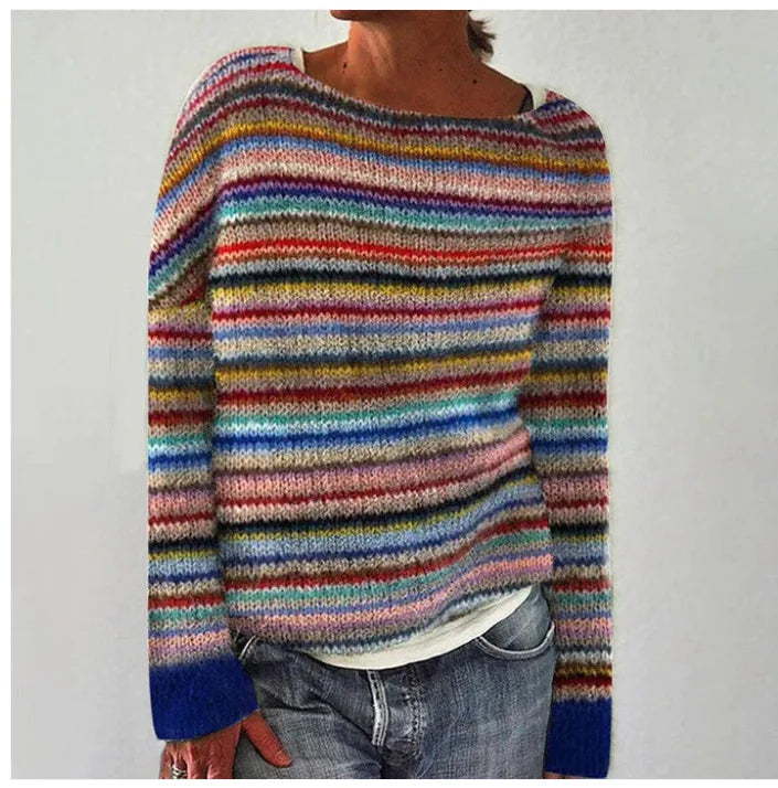 Camille | Pull Tricoté Rétro Tendance Printanier