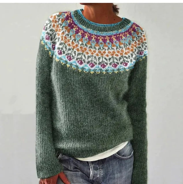 Camille | Pull Tricoté Rétro Tendance Printanier